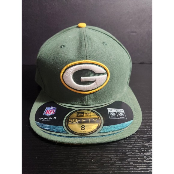 New Era Other - New Era Green Bay Packers NFL 59FIFTY Fitted Hat Size 8